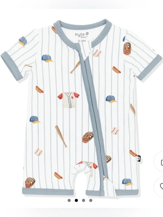 KYTE BABY | Home Run Shortall Romper