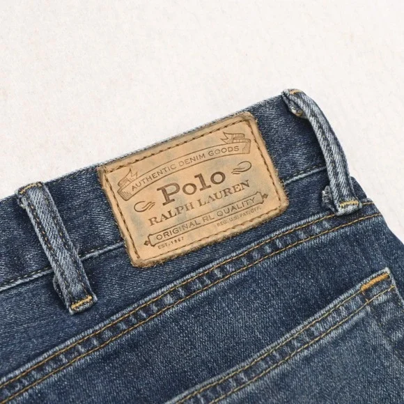 Polo Ralph Lauren Hampton Relaxed Straight Stretch Denim Jeans‎ Mens 40 x 28*