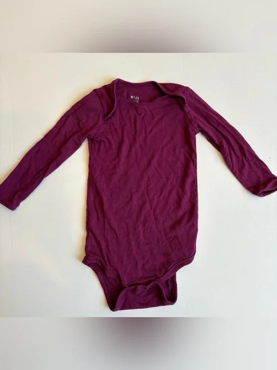 Kyte Baby Dahlia Purple Long-Sleeve Bodysuit 12-18Months