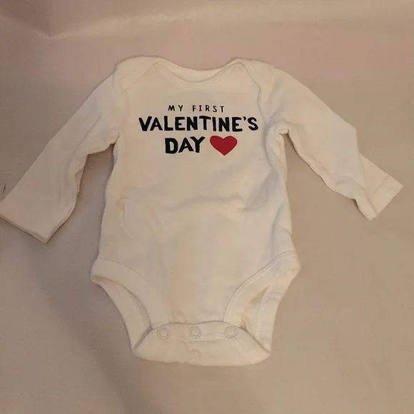 Carter's My 1st Valentine's Onesie