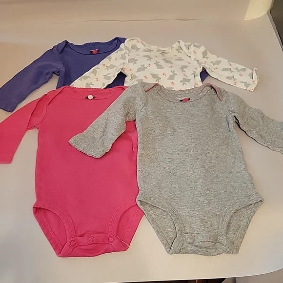 4 Long Sleeve Onesies