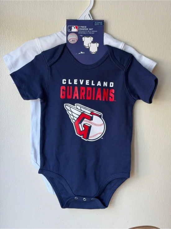 Official Cleveland Guardians 18m Onesies