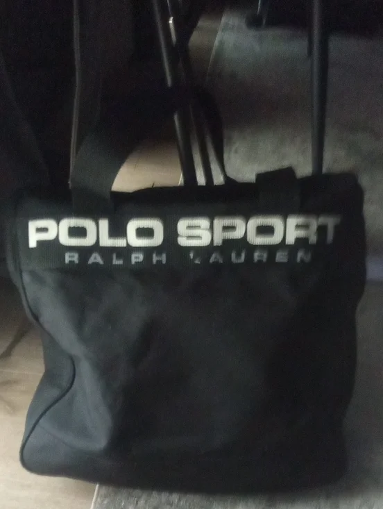 Polo by Ralph Lauren Black Polo Sport Duffel Tote