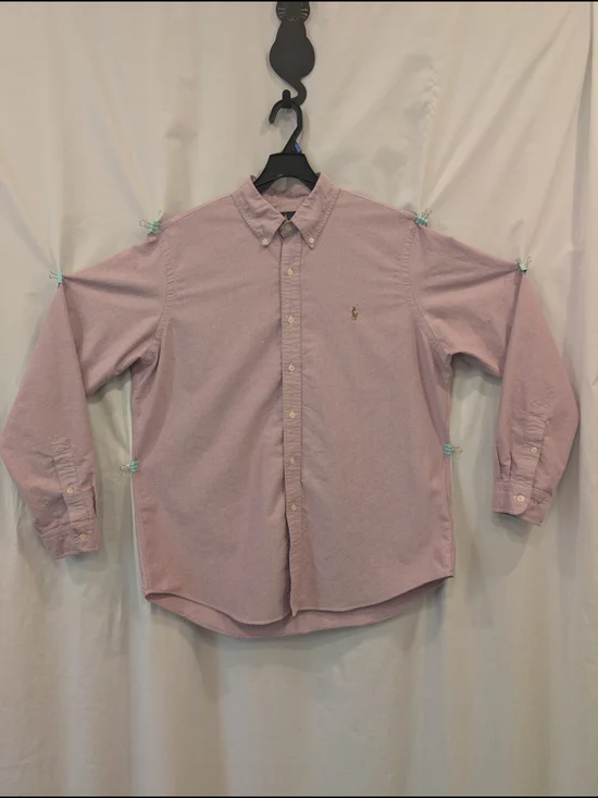 Polo Ralph Lauren Men's Pink Oxford Button Down Shirt Size XL