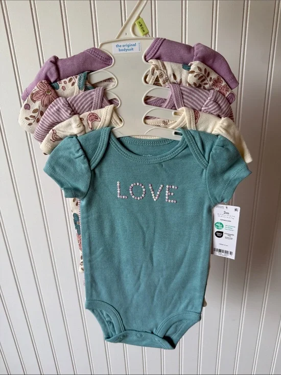 Carters 5 pack of One-Piece Bodysuits size 3 months