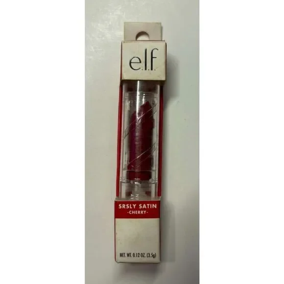 Elf Srsly Satin Lipstick 29695 Cherry