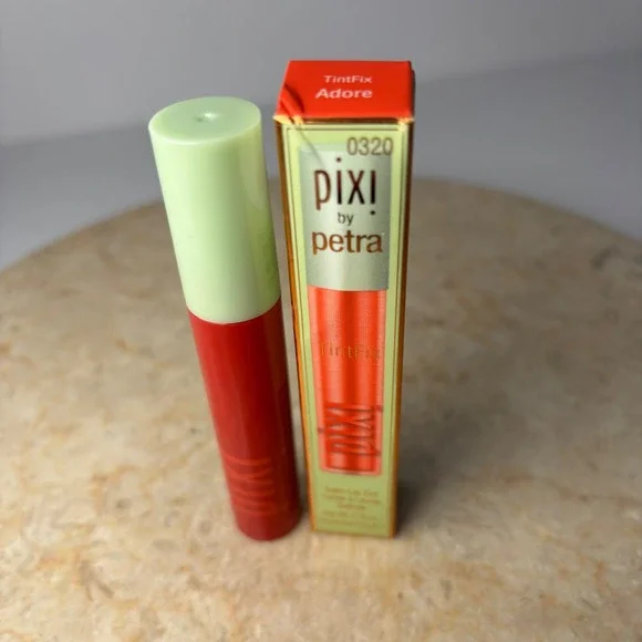 NIB Pixi Beauty TintFix Satin Lip Tint ADORE Hydro Matte Stain Hyaluronic Acid‎