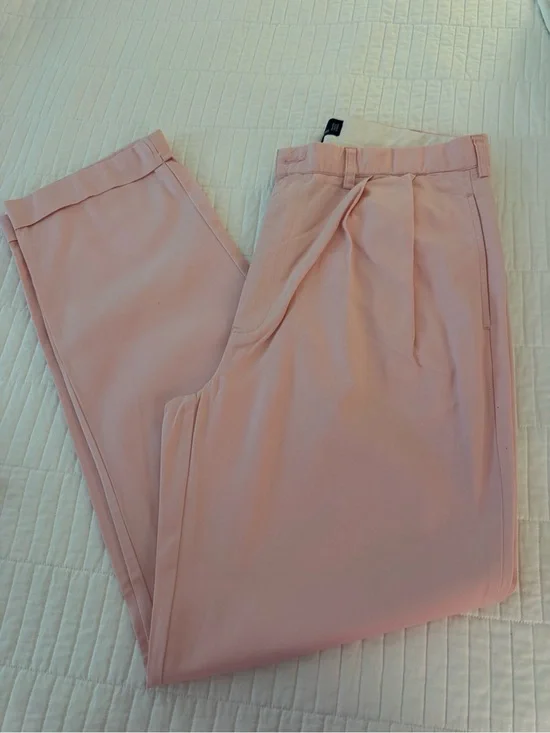 Polo Ralph Lauren Men's Pink Dress Pants - Classic Pleated Trousers