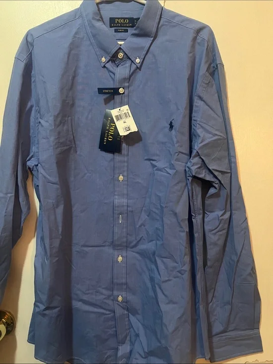 Polo by Ralph Lauren Light Blue Button-Down Dress Shirt
