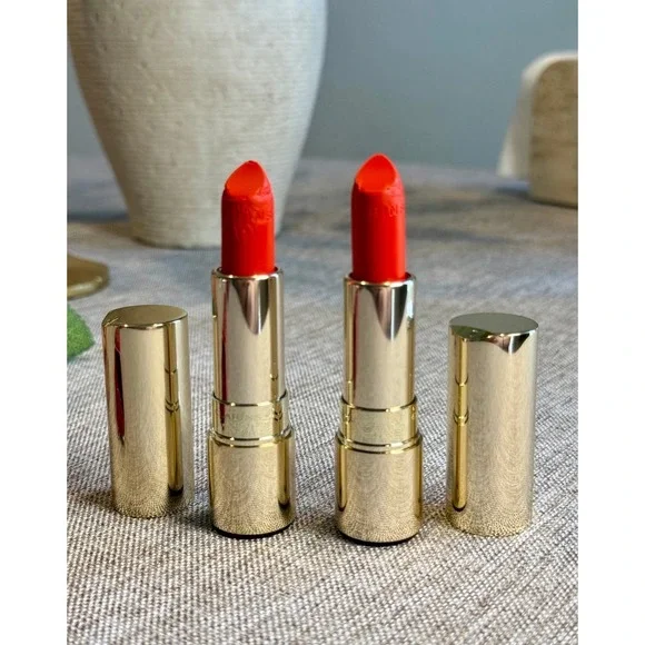 2 NEW Clarins Joli Rouge Velvet Lipstick 761V Spicy Chili Matte Full Size