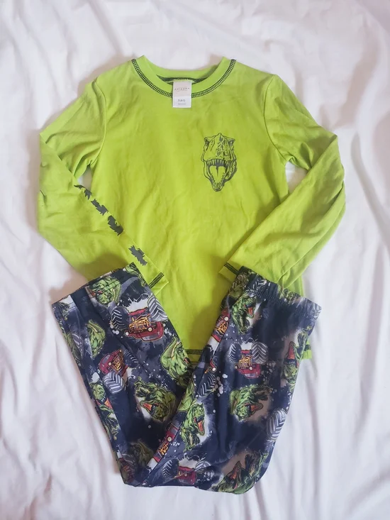 Boys Size 6 Dinosaur Print Pajama Set