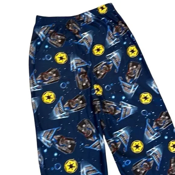 Space PJ Pajama Youth Medium Pants Elastic Waist