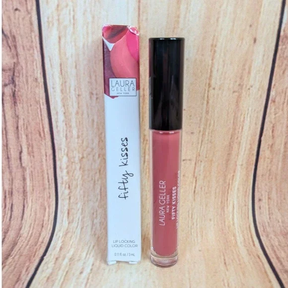 Laura Geller Fifty Kisses Lip Locking Liquid Color Ravishing Rose 0.11 oz