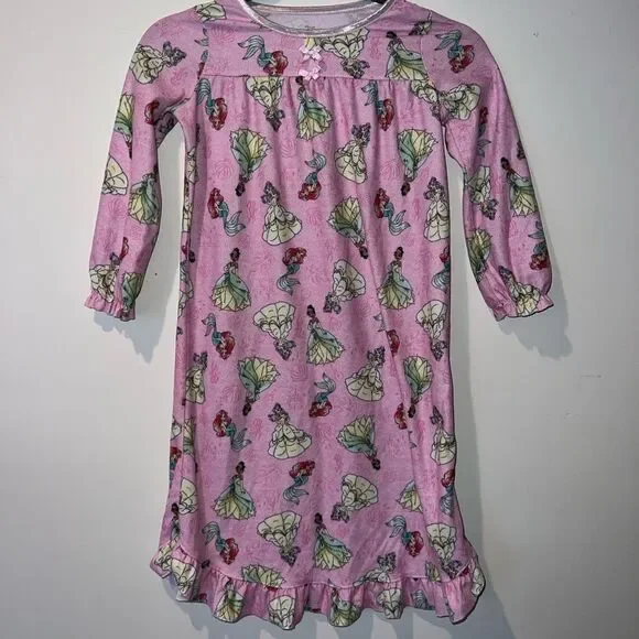 Disney Princess Purple Nightgown Belle Ariel