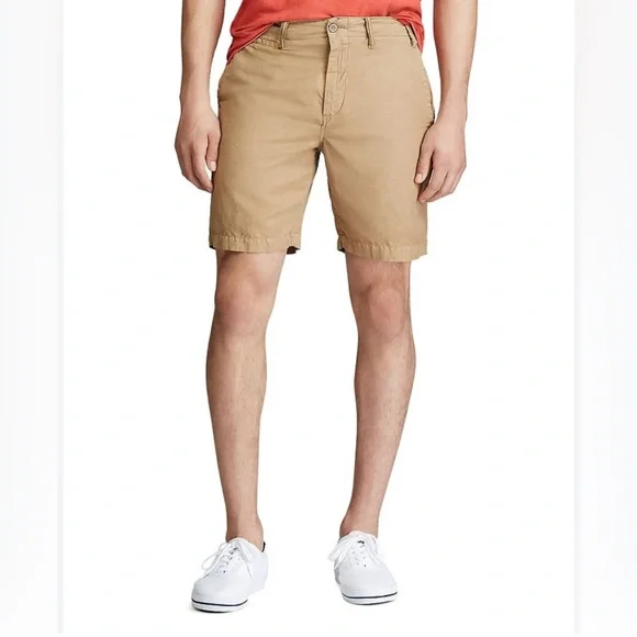 Polo Ralph Lauren stretch, classic fit‎ men’s khaki shorts