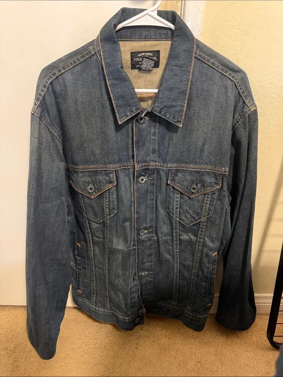 Polo by Ralph Lauren Men's Blue Denim Trucker Jacket