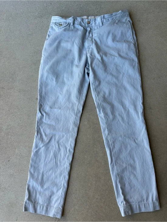 Polo by Ralph Lauren Light Blue Chino Pants 34x32 Straight Fit