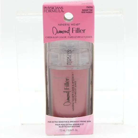 Physicians Formula Mineral Wear Diamond Filler Cheek & Lip Color Radiant Pink