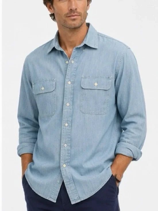 Polo Ralph Lauren Authentic Dungarees Chambray Button Down Shirt | XL | NWOT