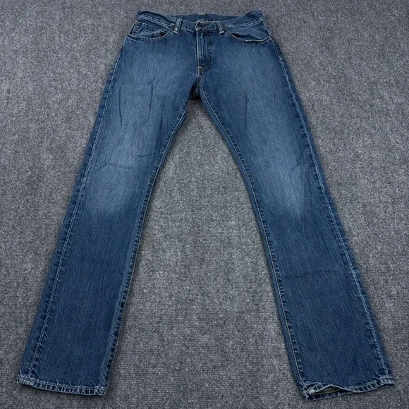 Polo Ralph Lauren 018 Slim Straight Jeans Men 30x32 FITS 31x33 Medium Wash Denim