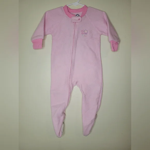 Gerber 18m fleece lined pink sleeper