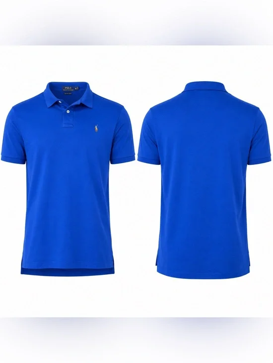 Polo Ralph Lauren Pima Soft Touch Polo Shirt Men XL Blue