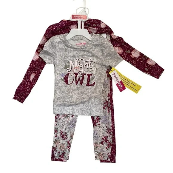 NEW Penelope Mack 4-Piece Pajamas 4T NWT