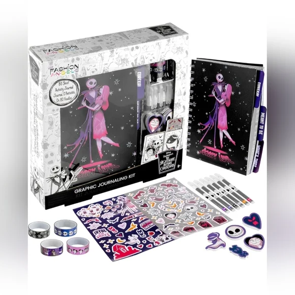 The‎ Nightmare Before Christmas Graphic Journaling Kit NWT