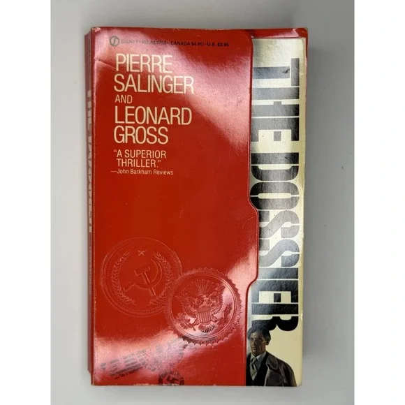 The Dossier Pierre Salinger Leonard Gross Paperback Signet Thriller