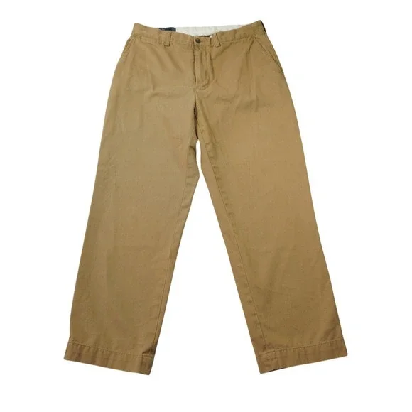 Polo Ralph Lauren Prospect Pant Mens 32x28 Tan‎ Khaki Chino Straight Leg Cotton