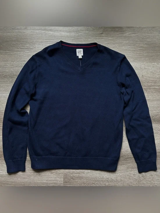 GAP Kids Navy V-Neck Sweater NWT- size XXL
