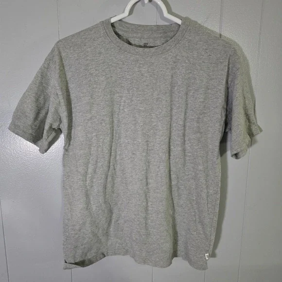 Gap‎ Kids XXL 14-16 Heather Gray Short Sleeve T-Shirt Original Tee 100% Cotton