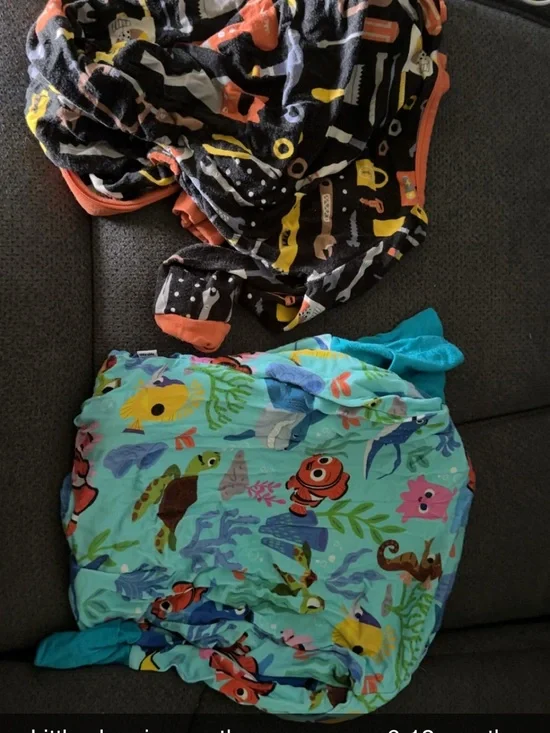 Little Sleepies Turquoise Ocean Print Pajama Sack