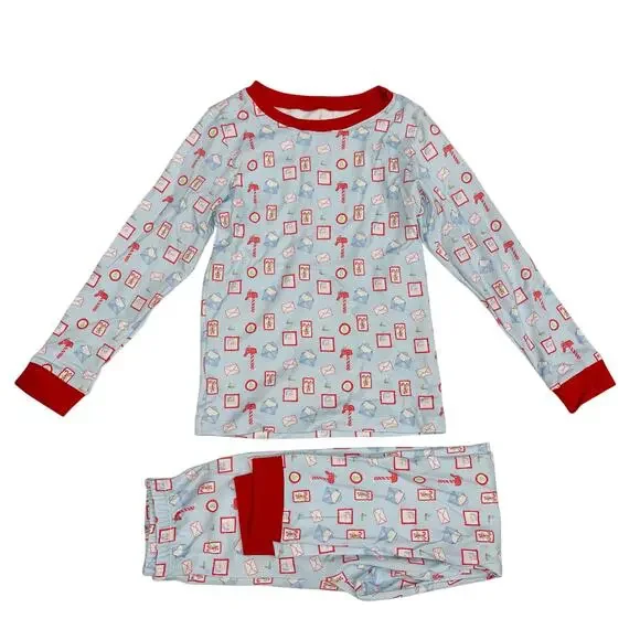 NWT James & Lottie Size 5 Letters to Santa Pajamas