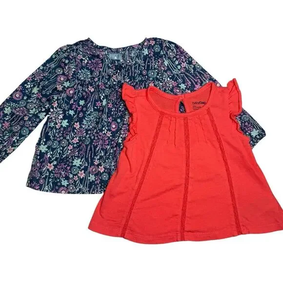 Baby Gap Bundle Blouse Purple Girls 6-12 Months