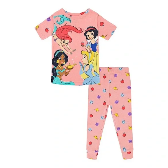 DISNEY PRINCESS Pajamas BABY GIRL SIZE 12 MONTHS NEW