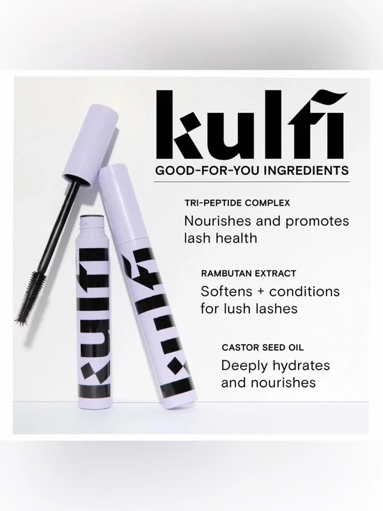 NIB Kulfi Badi Lash Volumizing Tubing Mascara - Black / Noir