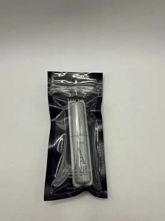 TARTE Lights Camera Lashes Mascara Platinum 2mL / 0.07oz Mini Travel Sample