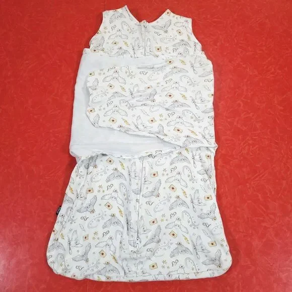 Harry Potter Halo Sleep Sack Swaddle 3-6 Mths 3 Way Blanket 2 Way Zip Owl