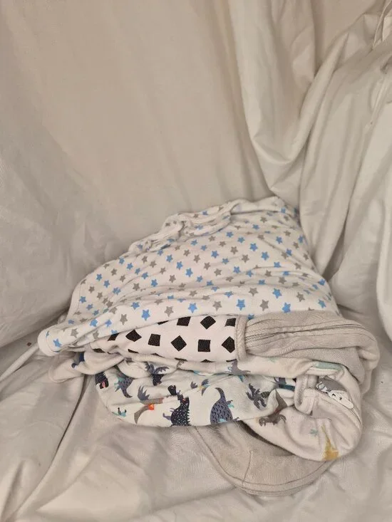 Set of 4 Baby Sleeper Swaddles - EUC - Includes Nanit - Dinosaur & Star Prints