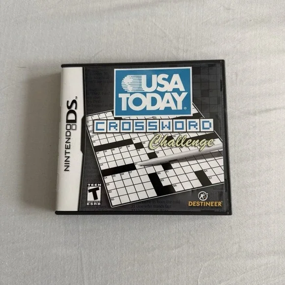 USA Today Crossword Challenge Nintendo DS 2008 Cruciverbalists 600 Puzzles