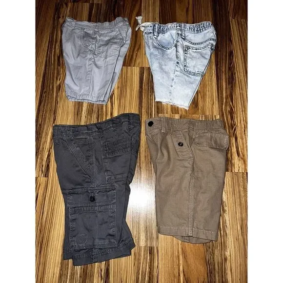 GAP Sonoma Garanimals Timberland Boys Shorts Cargo Khaki Sz 4 Lot Of‎ 4