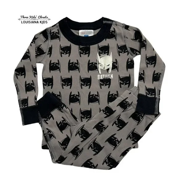 Hanna Andersson Sz 80 (18-24m) Batman Pajamas