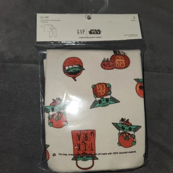BABY GAP YODA PJS 3T NWT‎