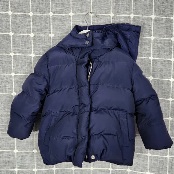Gap Navy Blue Kids Puffer Jacket