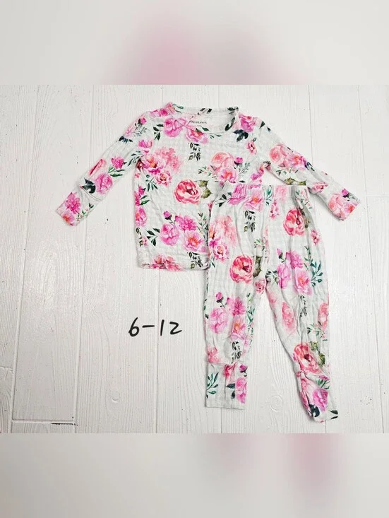Posh Peanut Floral 2pc Set 6-12M