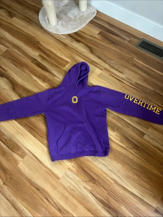 Purple Overtime Kids Hoodie - Pullover Sweatshirt