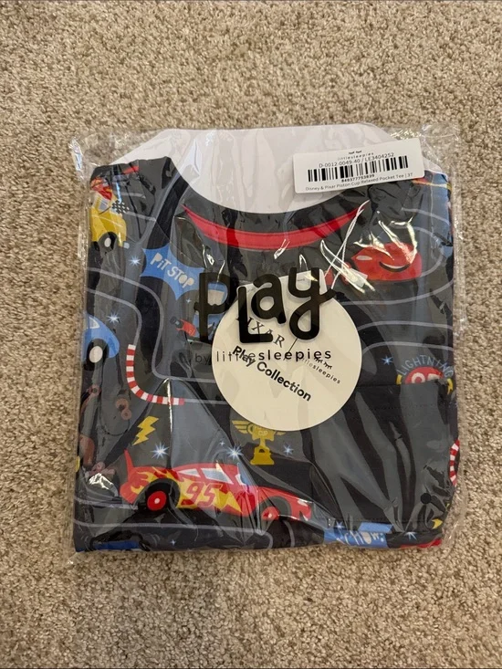 Play by Little Sleepies Lightning McQueen pocket Toddler Tee