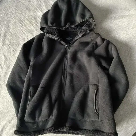 Faded Glory Fleece Zip Hoodie Full Zip Kids M 8-10 fits like Small-Medium