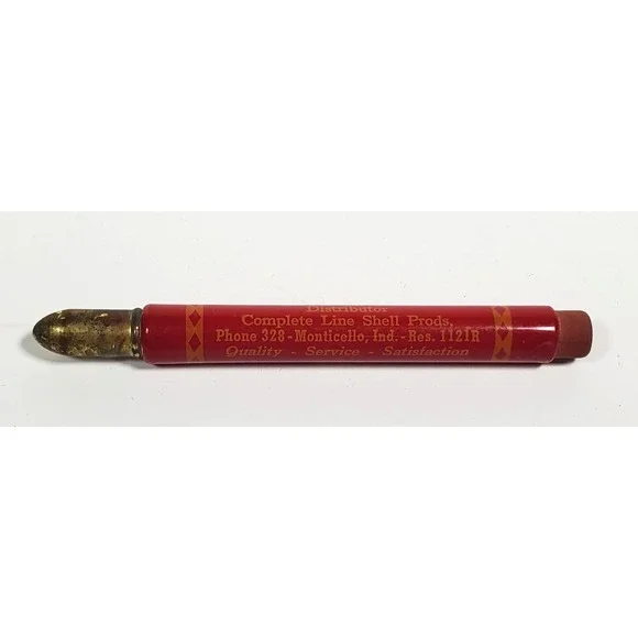 Vintage‎ Shell Oil Gas Products Monticello, IN Bullet Pencil